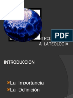 Introd. A La Teología