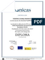 Certificado Veronica