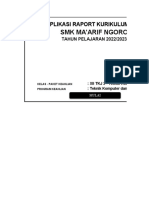 Rapor k13 Xii Tkj1 Genap 2022-2023