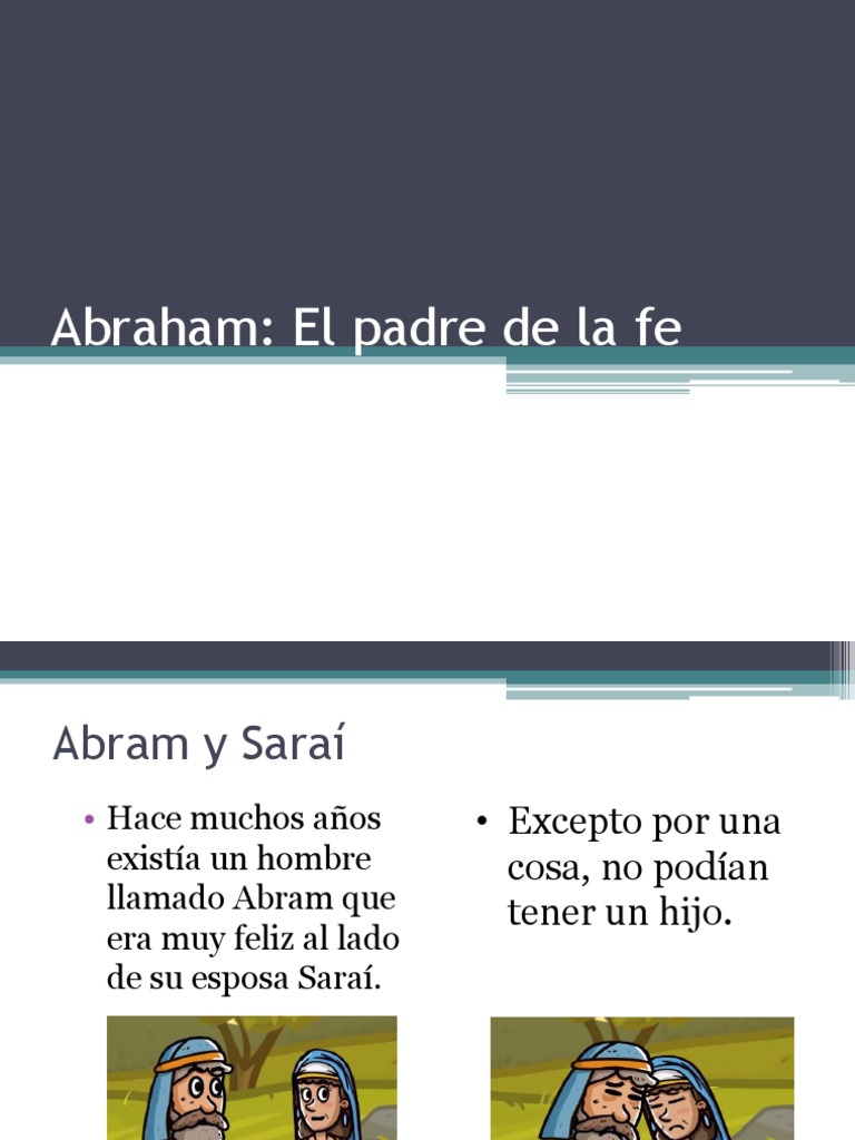 Abraham El Padre de La Fe | PDF | Abrahán