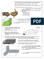 H06 (D134) 2 Utilizar o Cálculo Do Volume de Um Sólido, A Partir Da Contagem de Blocos, Na Resolução de Problemas