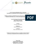 Formulación de Una Propuesta de Valor para El Desarrollo Del Turismo Sostenible en La Ciudad de Barranquilla, Colombia