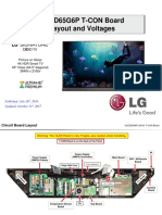 LG Oled65g6p T-Con Board Layout Voltages 2017