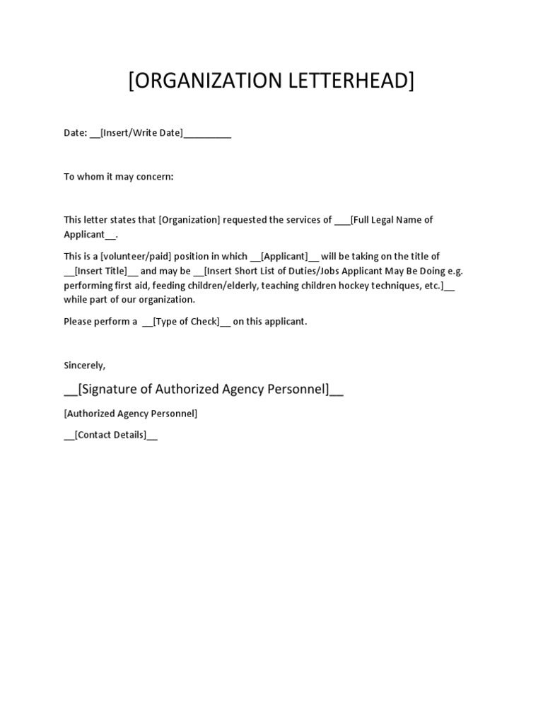 Sample Blanket Letter 1 PDF