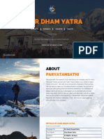 MR - Badri Narayan Revised Chardham Yatra Package