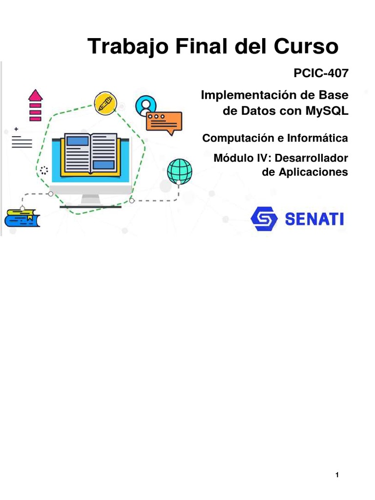 Pcic 407 trabajofinal sql descargar gratis pdf mi sql sql
