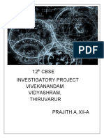 Phys Investigatory Project - Prajith Class 12