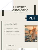 V. Hombre Escatologico