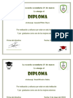 Diploma 21 de Marzo
