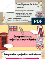 Comparative of Adjectives and Adverbs - Team 1 - English - 9°B - Civil - Eng