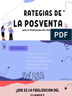 Estrategias de La Posventa Al Cliente