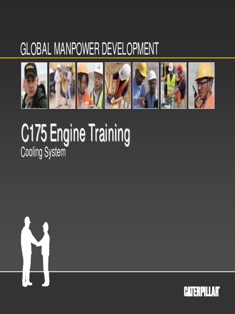 C175 Engine Cooling System Overview | PDF | Radiator | Rotating Machines