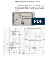 Guia de Ejercicios de Equilibrio de Una Partícula en Dos Dimensiones