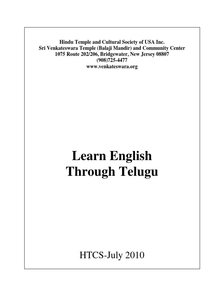 Why English Through Telugu Could Transform Your Future Overnight