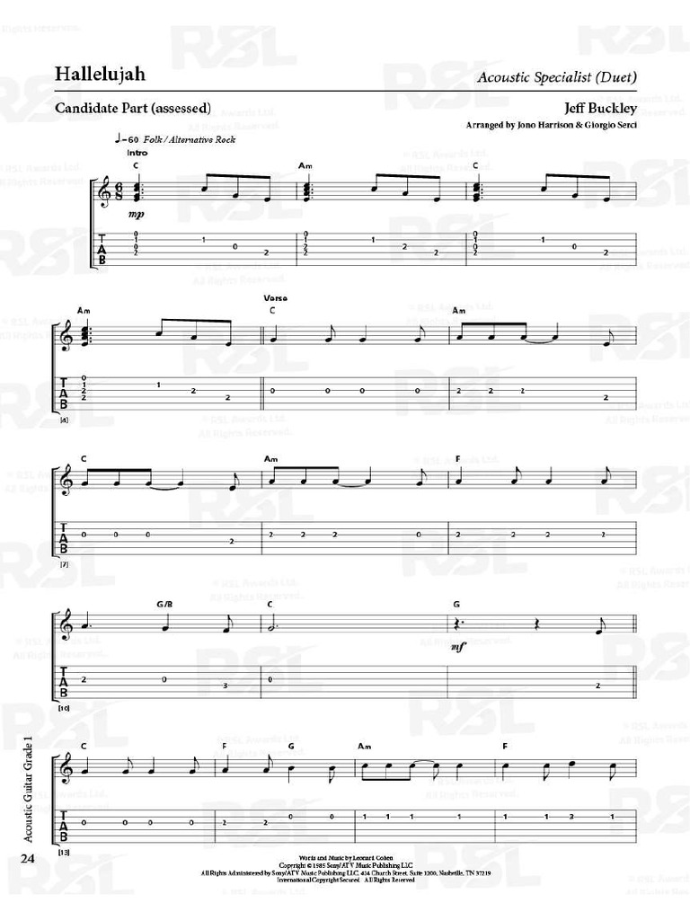 Hallelujah | PDF