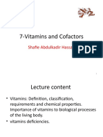 7-Vitamins and Cofactors