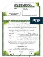 Undangan MAULID Nabi Langgar Nurul Muslimin PDF
