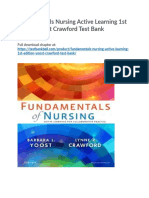 Fundamentals Nursing Active Learning 1st Edition Yoost Crawford Test Bank