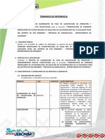 TDR - Servicio - de - Plan de Operacion y Mantenimiento