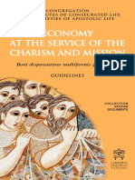 Economy at The Service of The Charism and Mission