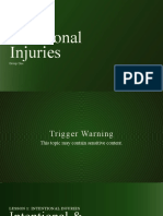 Intentional Injuries