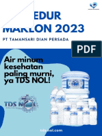 PROSEDUR MAKLON 2023 - PT Tamansari Dian Persada