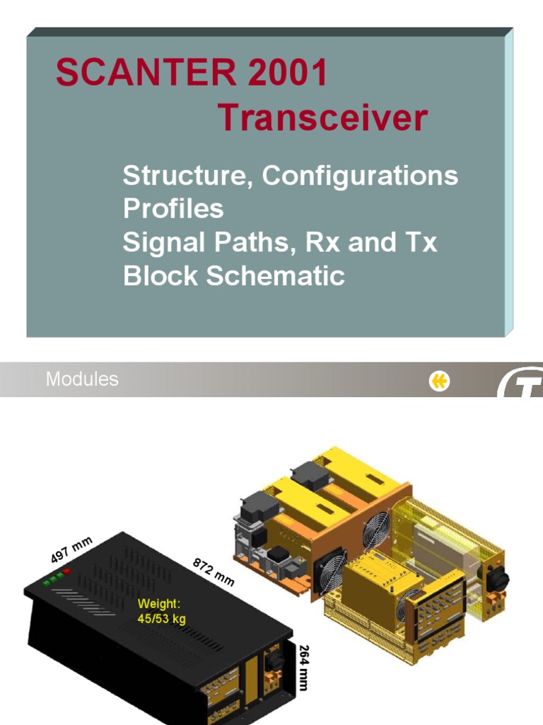 SCANTER 2001 Radar System Overview | PDF | Menu (Computing) | Analog To ...