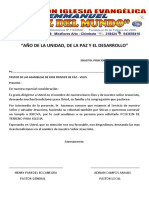 Solicitud de Posicion de Terreno