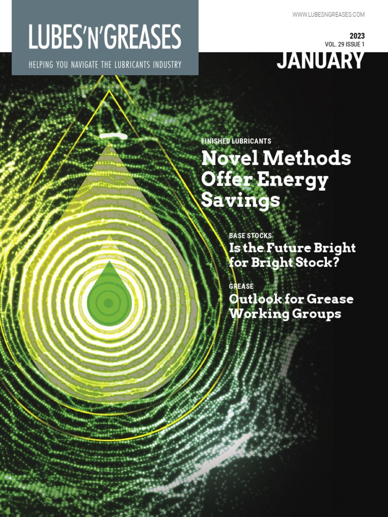 January Novel Methods Offer Energy Savings PDF Motor Oil