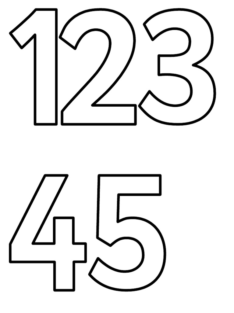 Blank Numbers | PDF