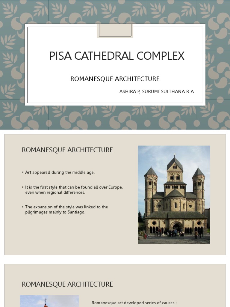 Pisa Cathedral Complex Overview | PDF | Architectural Design | Architecture