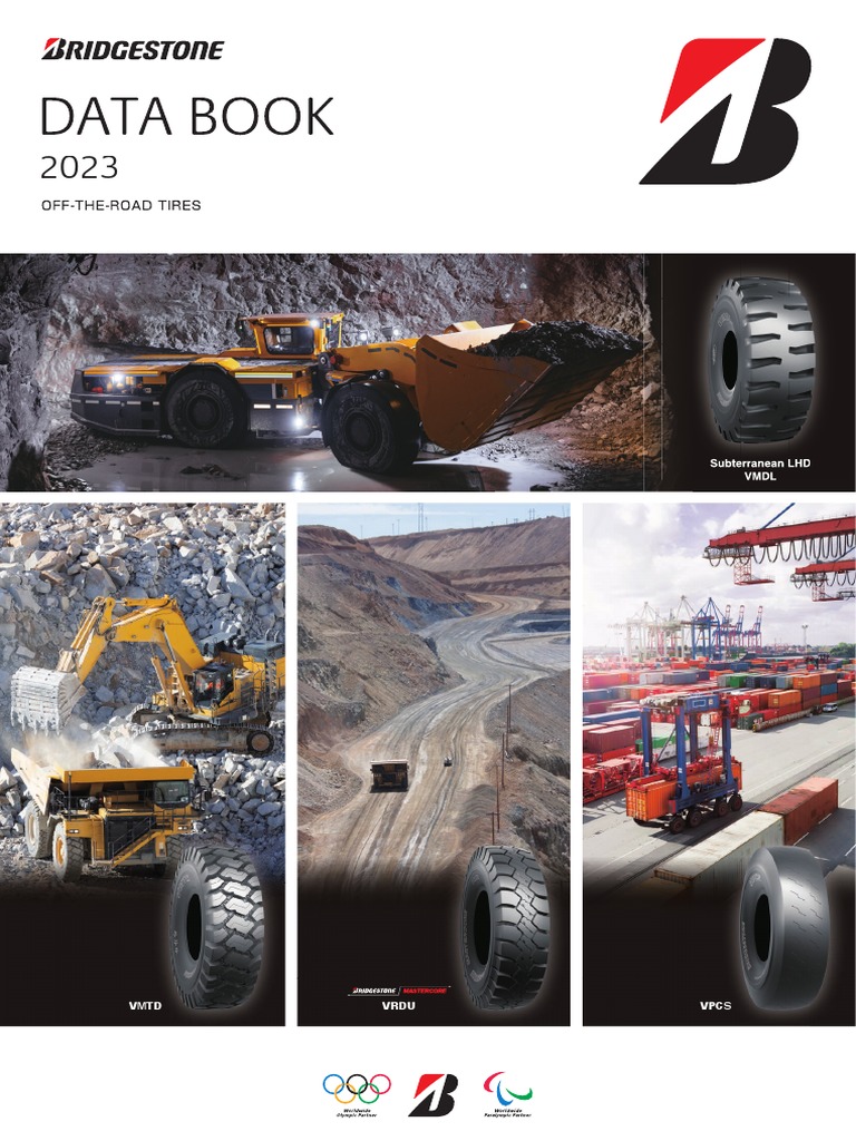Bridgestone OTR Tire Data Book 2023 | PDF | Tire | Vehicles