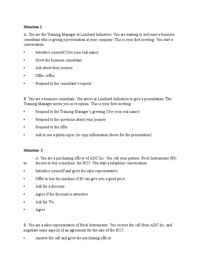 Topics For Speaking Test | PDF | Business