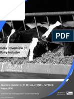 India Dairy Industry Snapshot Apr Jun 2020