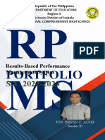 RPMS EPortfolio Template Jun Bryan Acob