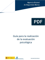 Guía Externa de Evaluación Psicológica