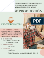 Plan de Producción