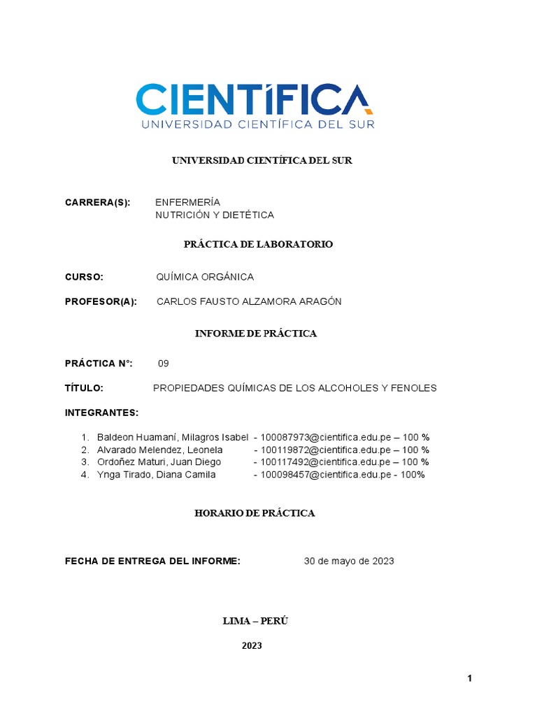 Annotated-n%c2%b0 09_ Propiedades Qu%c3%8dmicas de Los Alcoholes y ...