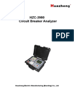 HZC-3980 Circuit Breaker Analyzer-User Manual2020.4.13