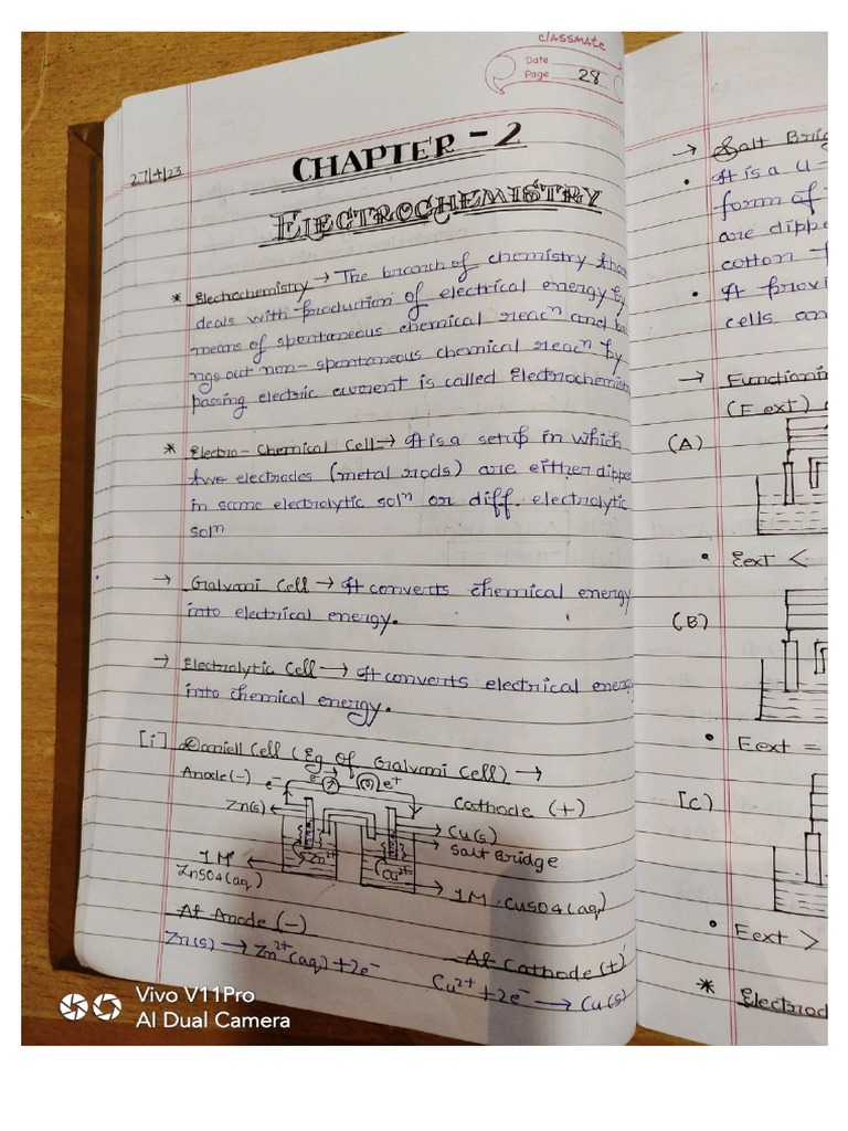 Chemistry Hand Writing Notes | PDF