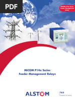 Micom P14X Series Feeder Management Relays