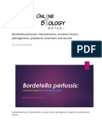 Bordetella Pertussis