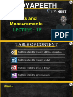 Units and Measurements Lec-12 06AN21E