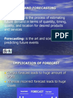 Forecasting - Notes