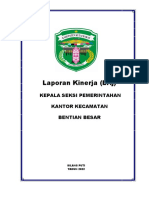 Laporan Kinerja Jabatan