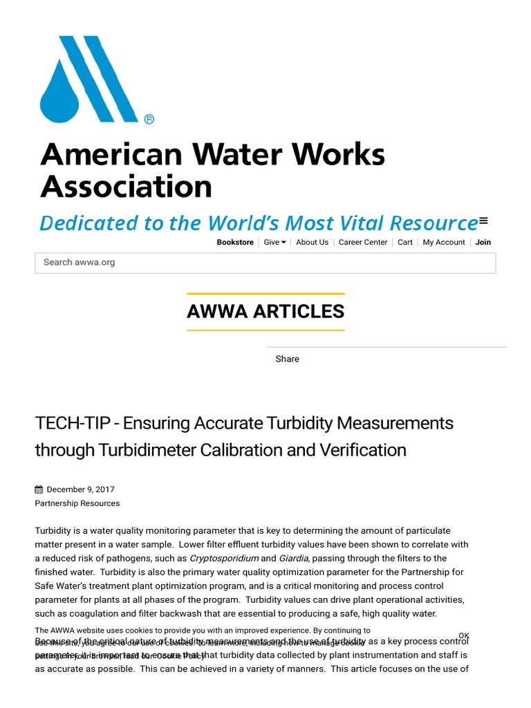 _ TECHTIP Ensuring Accurate Turbidity Measurements through Tu PDF