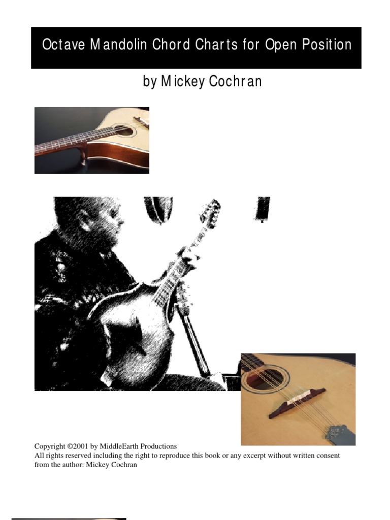 Octave Mandolin or Bouzouki Chord Chart Chord (Music) Scale (Music)