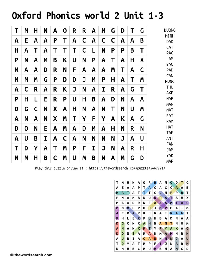 Oxford Phonics World 2: Unit 1 Overview | PDF