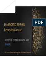 Revue Des Constats Du Diagnostic ISO 9001