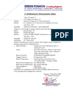 Surat Keterangan Pengalaman Kerja Demensi Ronakon Ananius Bauk